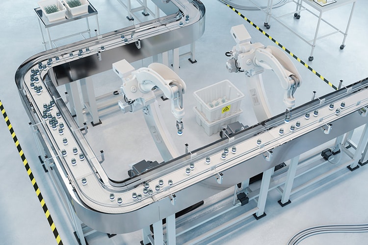 Production Line Robotic Conveyor - Magna Mechanical